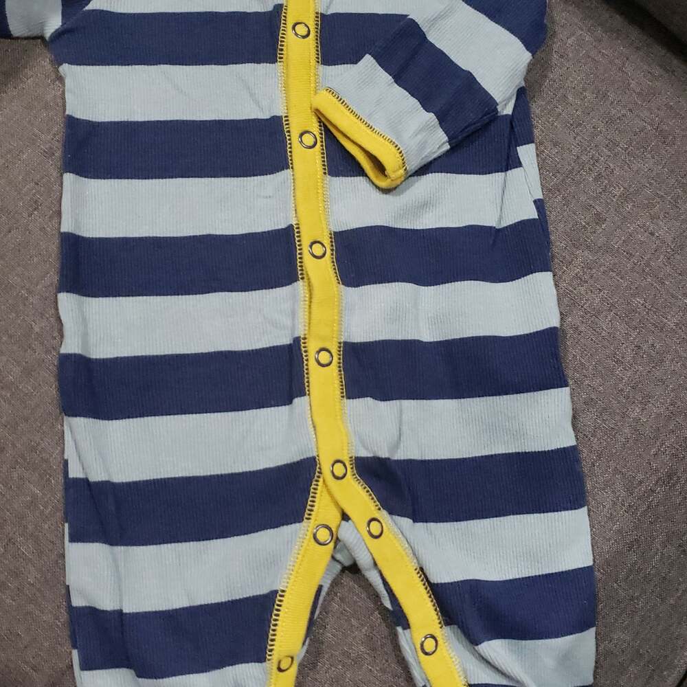 Carter's Baby Boys Striped Snap-Up Cotton Sleep and‎ Play 6 mths